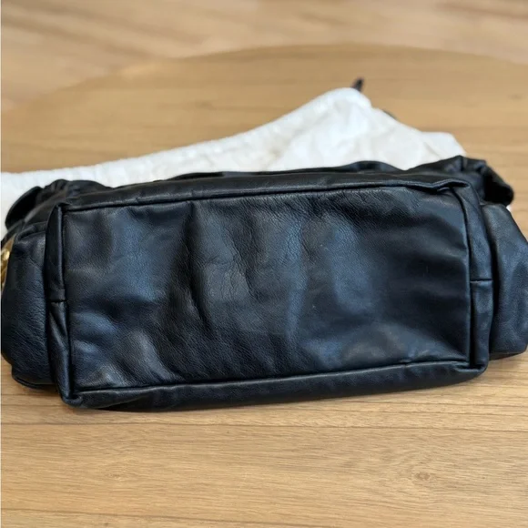 Marc Jacobs Soft Black Leather Padlock Hobo Bag - Picture 10 of 12